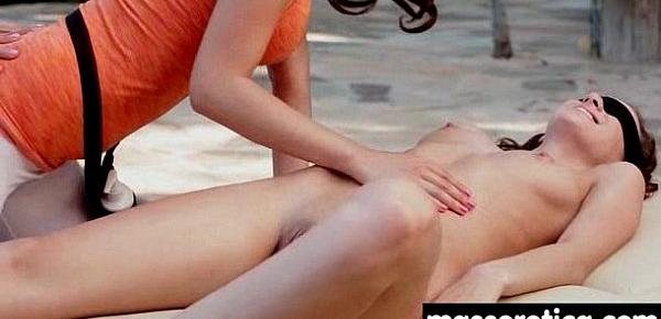  Sensual Oil Massage turns to Hot Lesbian action 24